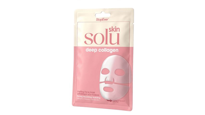 StopEver Skin Solu Deep Kolajen Eriyen Yüz Maskesi