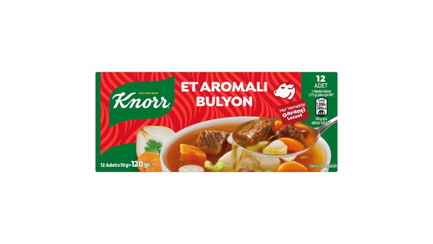 Knorr Et Suyu Tablet Bulyon 12 Adet