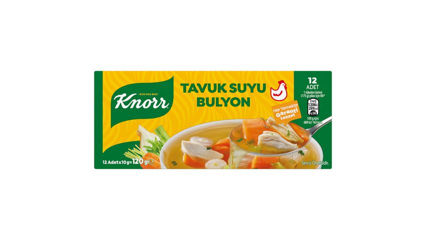 Knorr Tavuk Suyu Tablet Bulyon 12 adet