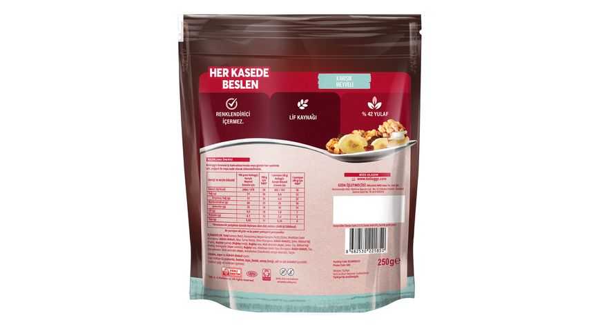 Kellogg's Granola Karışık Meyveli 250 g