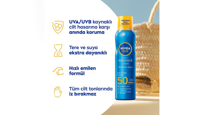 Nivea Sun UV Refreshing Sunscreen Spray SPF50 200 ml