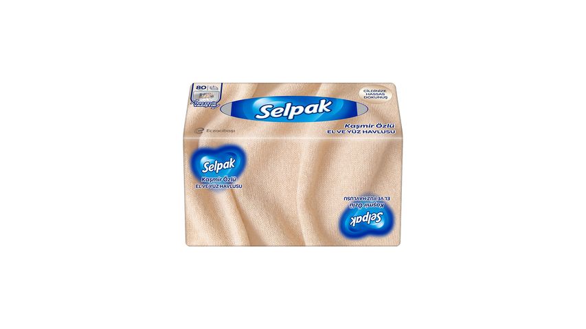 Selpak Kaşmir Özlü El & Yüz Havlusu 80’li