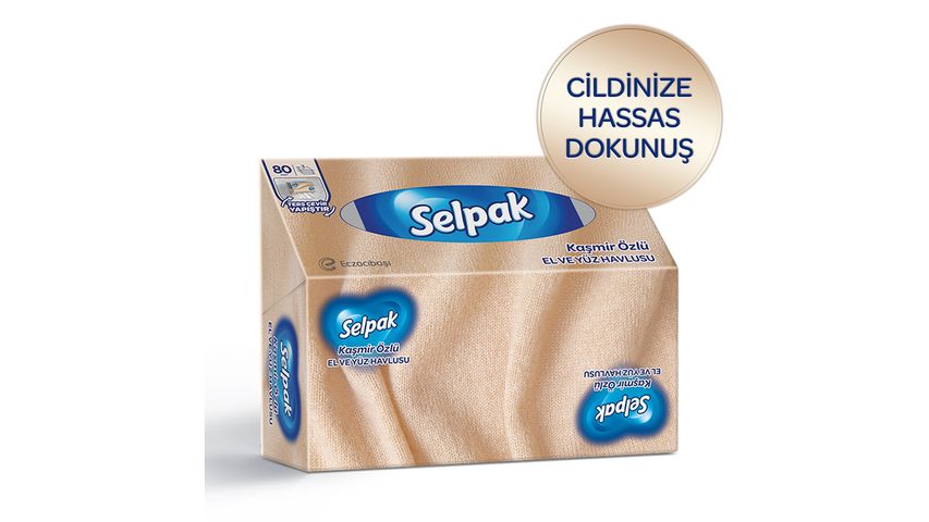 Selpak Kaşmir Özlü El & Yüz Havlusu 80’li