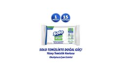 Solo Okaliptus & Çam Kokulu Travel Yüzey Temizlik Havlusu 15’li