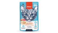 Wanpy Güveç Somon & Ton Balıklı Yaş Kedi Maması 70 g