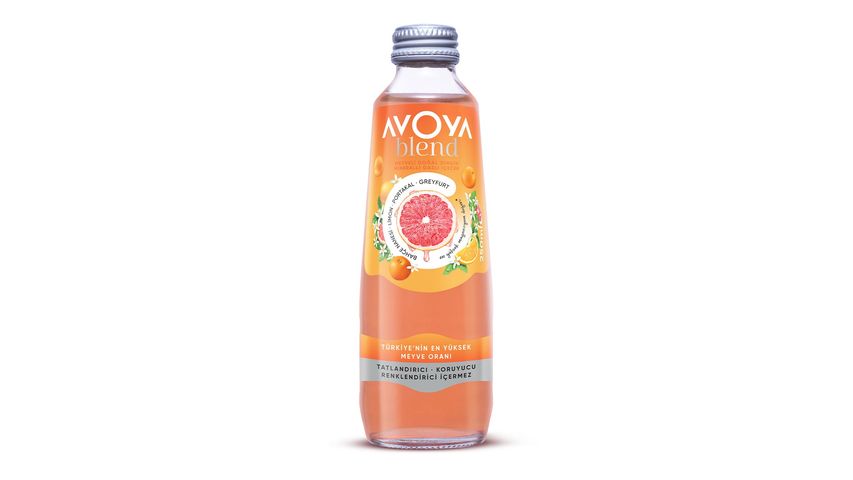 Avoya Blend Limon & Portakal & Greyfurt Aromalı Maden Suyu 250 ml