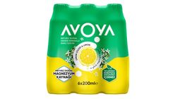 Avoya Limon & Limon Çiçeği Maden Suyu 6 x 200 ml