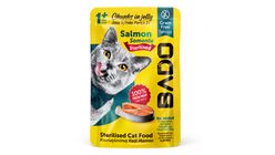 Bado Adult Sterilised Salmon Wet Cat Food 85 g