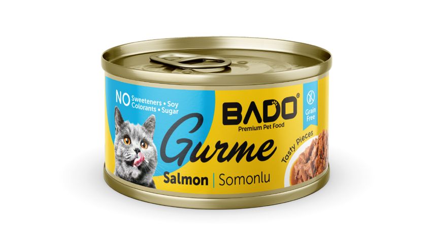 Bado Gurme Somonlu Yaş Yetişkin Kedi Maması 85 g