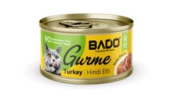Bado Gurme Hindi Etli Yaş Yetişkin Kedi Maması 85 g