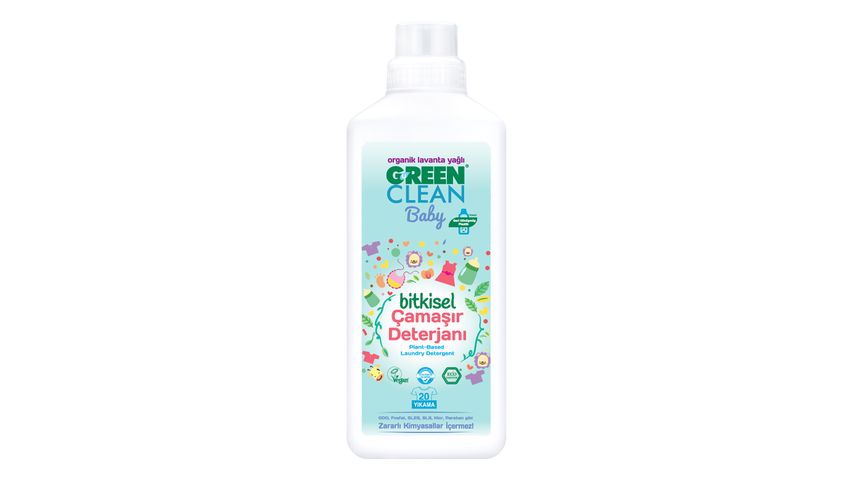 Green Clean Baby Çamaşır Deterjanı Lavanta 1 L