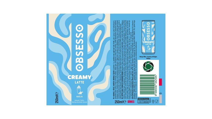 Obsesso Creamy Vanilya 250 ml