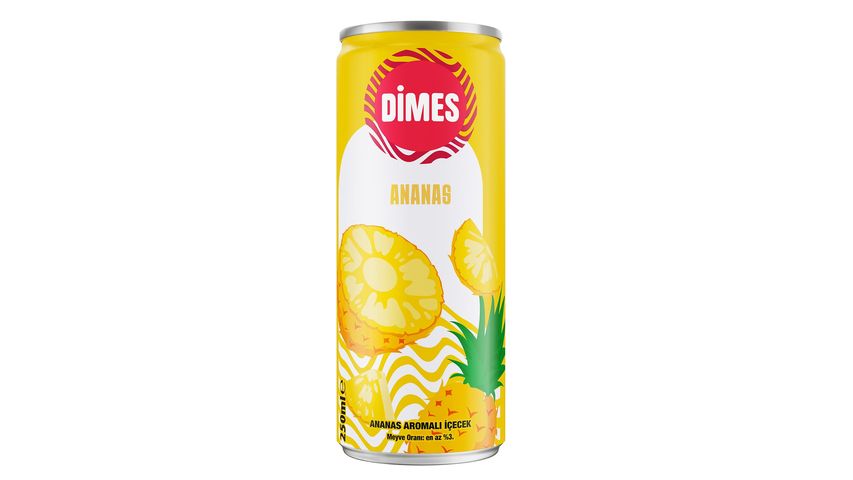 Dimes Ananas Aromalı Meyve Suyu 250 ml