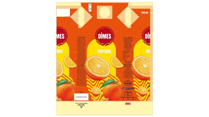 Dimes Orange Flavored Fruit Juice 1 L