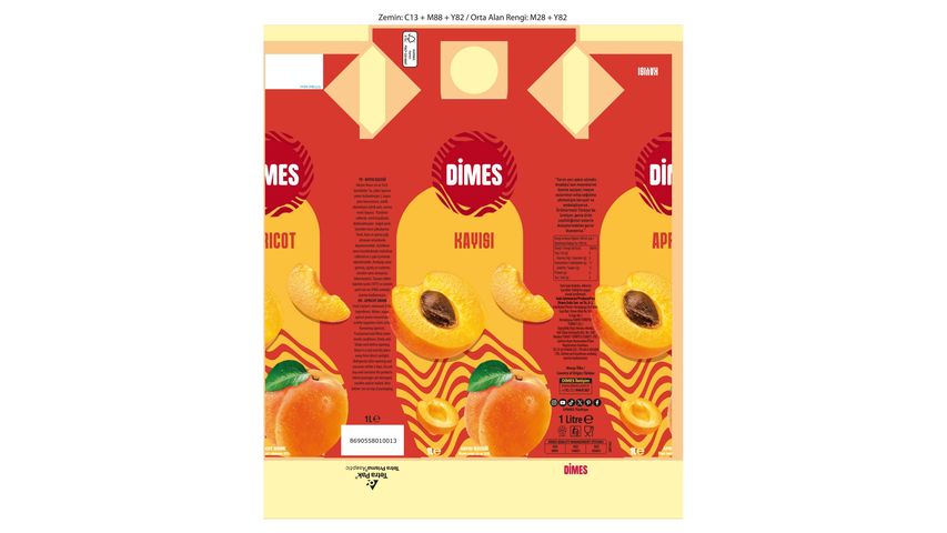 Dimes Apricot Flavored Fruit Juice 1 L