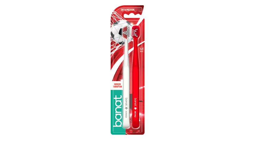 Banat Real Fan Toothbrush 1+1
