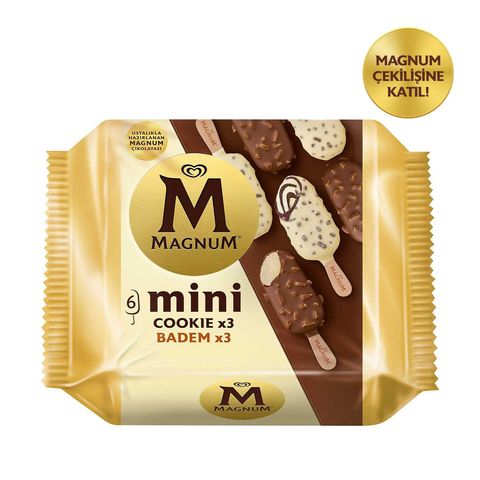 Magnum Mini Cookie & Badem 338 ml