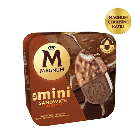 Magnum Mini Sandwich Badem 400 ml