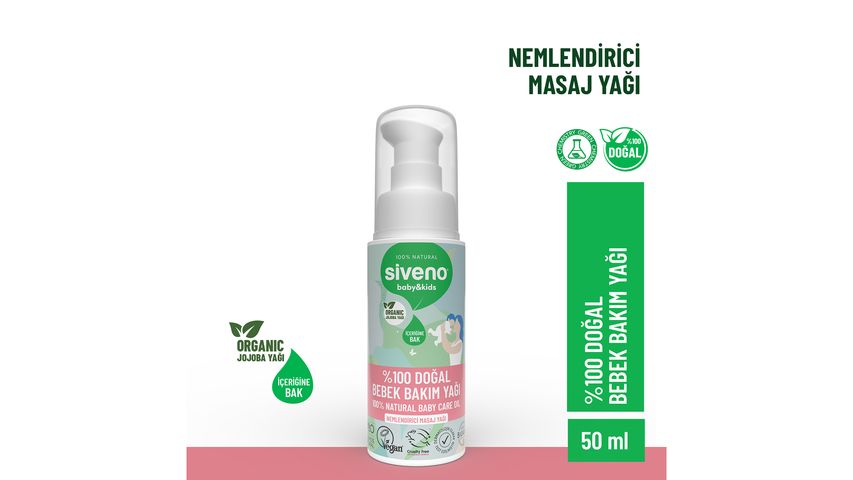 Siveno %100 Doğal Bebek Yağı 50 ml