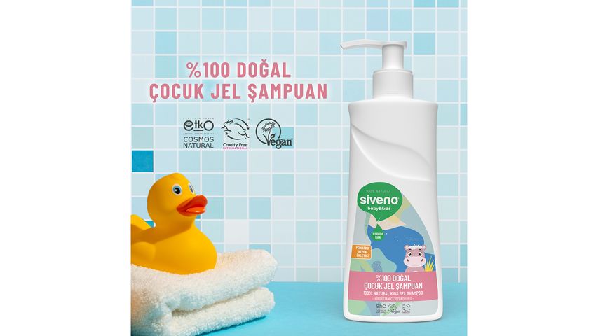 Siveno 100% Natural Kids Gel Shampoo 325 ml