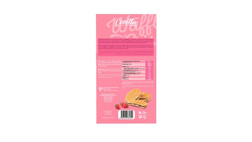 Conitta Waffle Crisps Strawberry 100 g