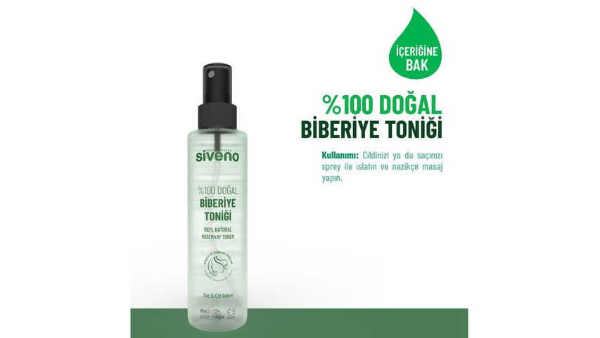 Siveno %100 Doğal Biberiye Toniği 150 ml