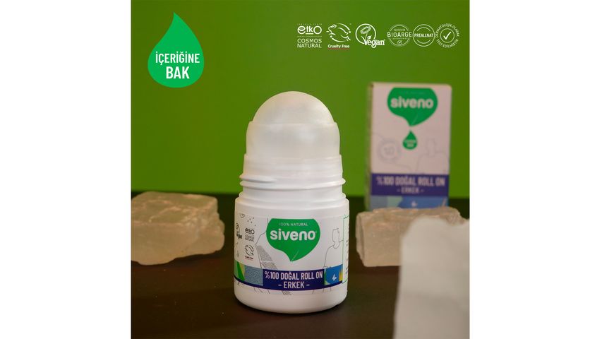 Siveno %100 Doğal Erkek Roll-On 50 ml