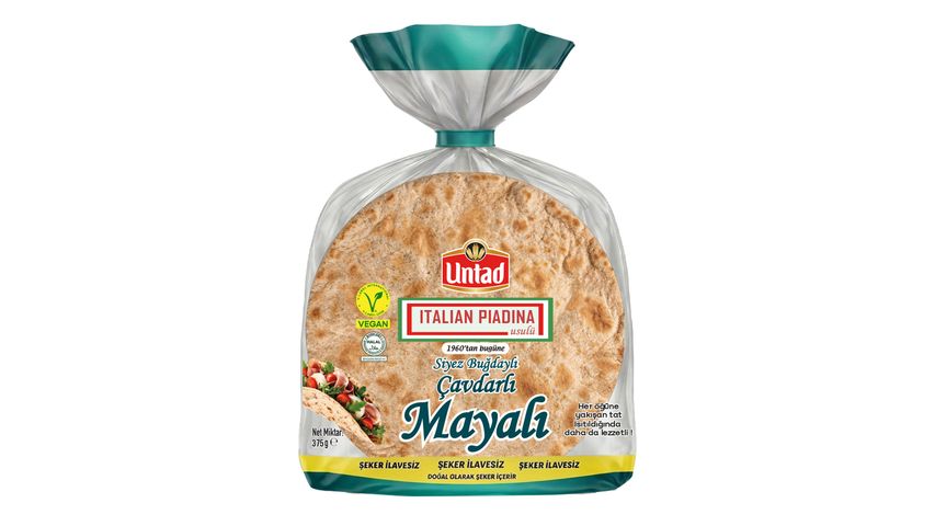 Untad Siyez Buğdaylı & Çavdarlı Mayalı İtalyan Usulü Piadina 375 g