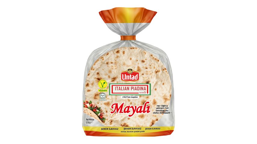 Untad Sade Mayalı İtalyan Usulü Piadina 375 g