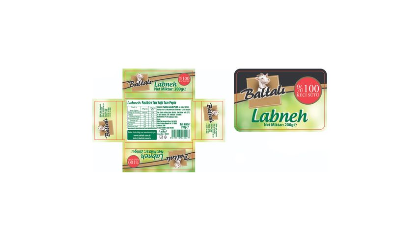 Baltalı %100 Keçi Sütünden Labneh 200 g