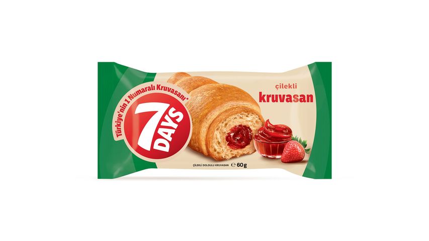 7Days Croissant with Strawberry Filling 60 g