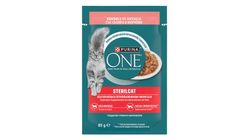 Purina One Somonlu ve Havuçlu Kısırlaştırılmış Yaş Kedi Maması 85 g