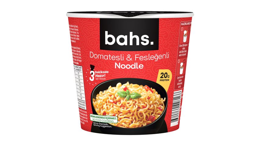 Bahs Domates & Fesleğen Çeşnili Noodle 90 g