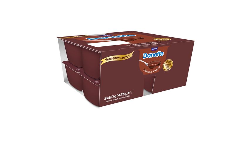 Danette Superior Çikolatalı Puding 8 x 60 g