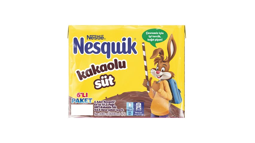 Nestlé Nestle Nesquik Cocoa Milk 6 x 180 ml
