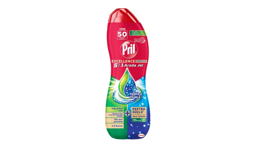 Pril Excellence 5-in-1 Gel Degreaser 50 Washes