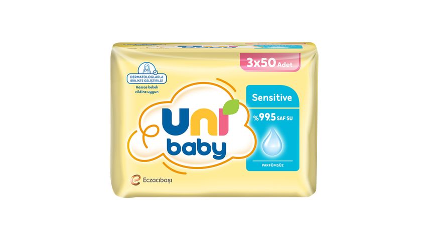 Uni Baby Sensitive Islak Mendil 3x50
