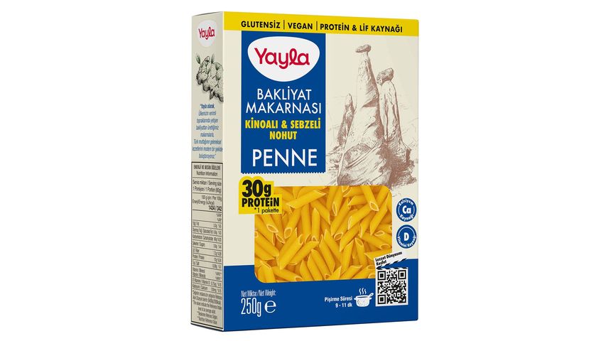 Yayla Chickpea Penne with Quinoa & Vegetables 250 g