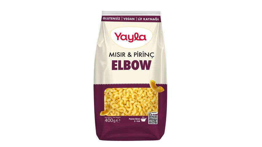Yayla Corn & Rice Elbow Pasta 400 g