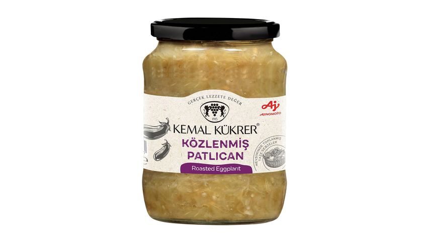 Kemal Kükrer Roasted Eggplant in Glass Jar 680 g