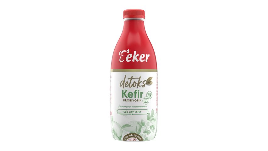 Eker Yeşilçaylı & Elmalı Detoks Kefir 1 L