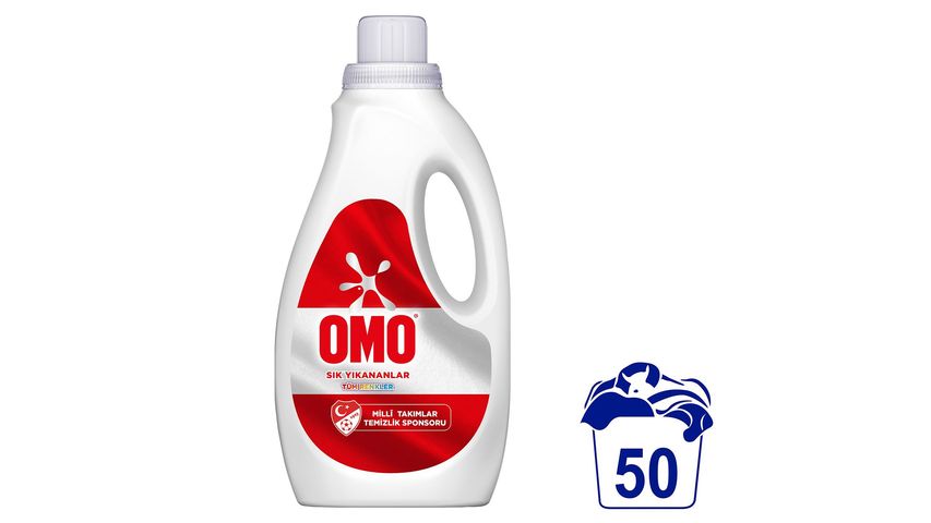 Omo National Team Special Liquid Detergent for Frequently Washed Clothes 2.5 L