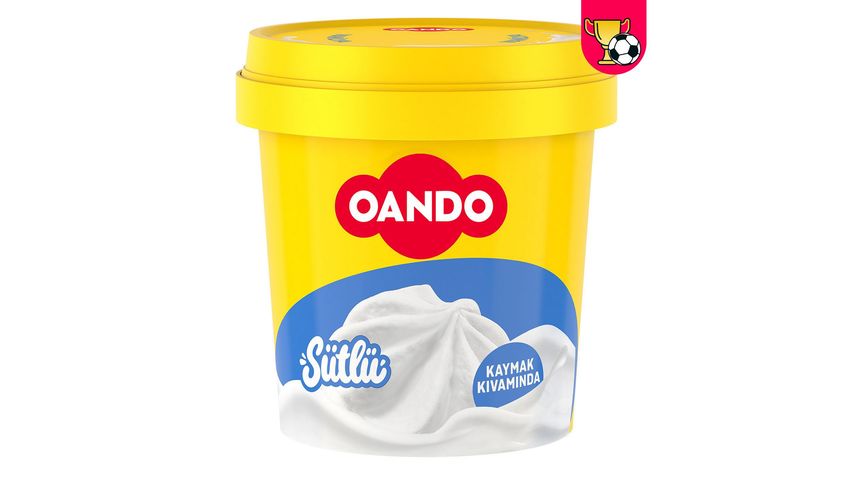 Oando Vanilyalı Kap Dondurma 100 ml