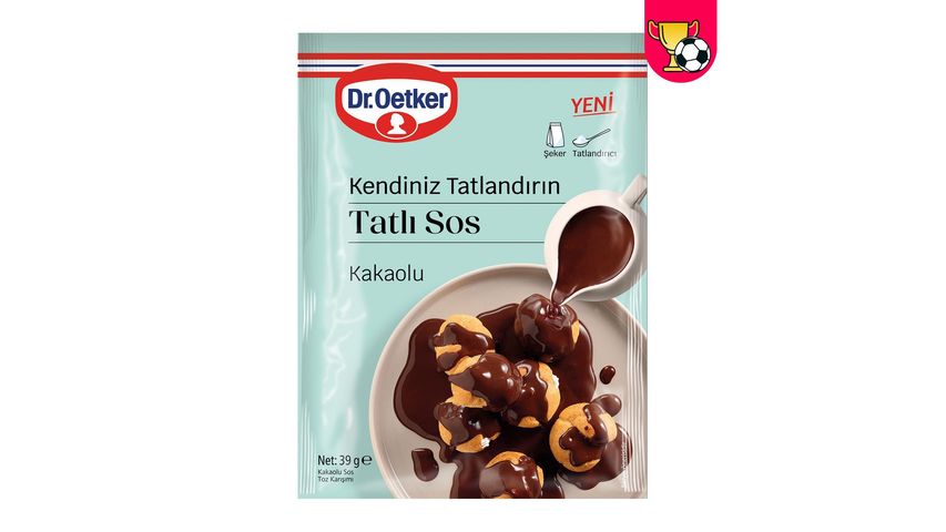 Dr. Oetker Kendiniz Tatlandırın Kakaolu Tatlı Sos 39 g