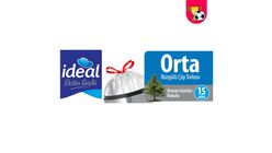 Ideal Drawstring Forest Breeze Scented Medium Trash Bags 15 Pieces