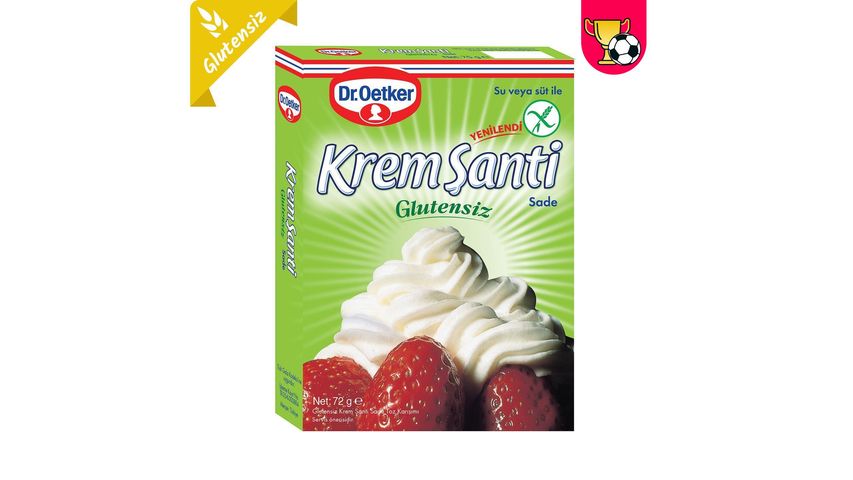 Dr. Oetker Glutensiz Krem Şanti 72 g