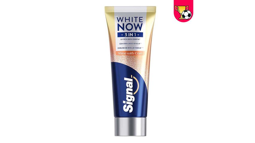 Signal White Now 3 in 1 Shine With Care Diş Macunu 75 ml