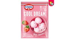 Dr. Oetker Cool Dream Çilek Aromalı Sütlü Buz Toz Karışımı 64 g