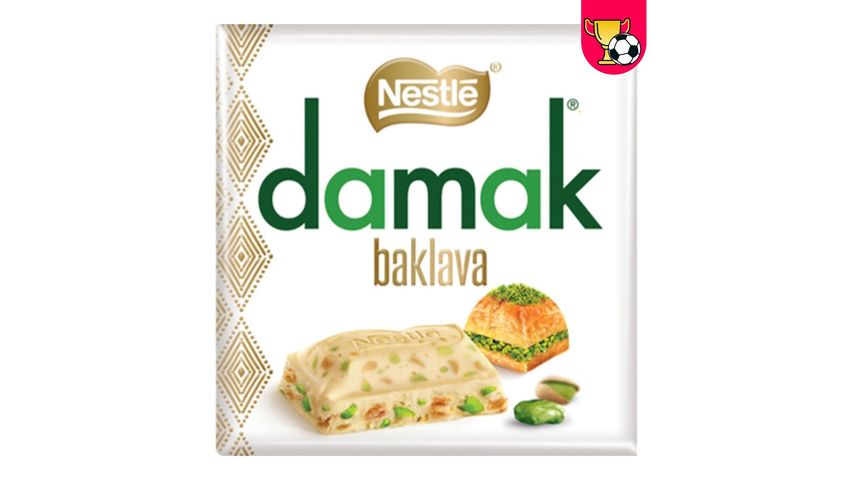 Nestle Damak Baklava Antep Fıstıklı Baklavalı Beyaz Çikolata 60 g