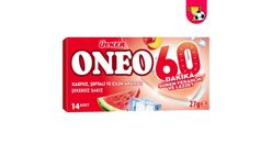 Ülker Oneo 60 Dakika Karpuz & Şeftali ve Çilek Aromalı Şekersiz Sakız 27 g